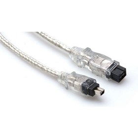 Resim HOSA Firewire 800 -> 400 (9-PİN / 4-PİN) Kablo 3 Mt. 