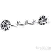 Resim Saray Pirinç 4' Lü Askılık Regina 