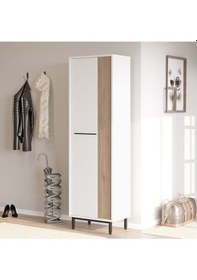 Resim Summy Ayakkabılık Metal Ayaklı 9 Raflı Sepet-beyaz Sum2-ws Kahverengi 