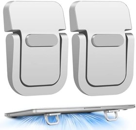 Resim Mini Dizüstü Bilgisayar Standı, Taşınabilir Dizüstü Bilgisayar Standı, Havalandırmalı Soğutmalı Katlanabilir ve Hafif Ergonomik Yükseltici, Şık Bilgisayar Dizüstü Bilgisayar Tutucu Klavyelere 