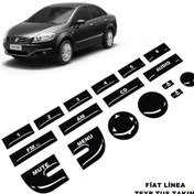 Resim Point Fiat Linea Teyp Tuş Takımı Piano Black 2007 Sonrası 