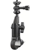 Resim Cloudstore Siyah Motosiklet Bisiklet Kamera Tutucu 360 Derece Dönebilir Ayarlanabilir Kol 