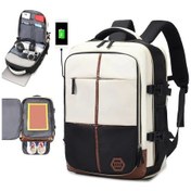 Resim Dashanshop Beyaz Erkek Ve Kadın Seyahat Sırt Çantası 15.6 İnç Laptop Ayakkabı Bölmeli Beyaz 