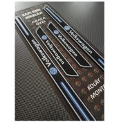 Resim Volkswagen Golf Piano Black Kapı Eşiği 4'lü Set 