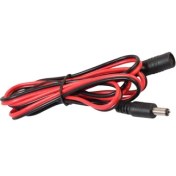 Resim 5.5 * 2.1mm Dc Güç Erkek Kadın Uzatma Kablosu Kablo 150CM / LCD Için 4.9ft 