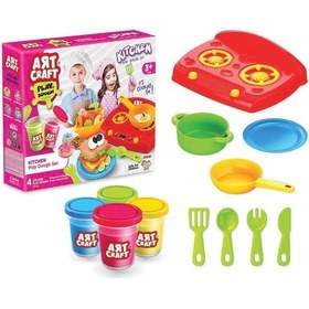 Resim Mutfak Oyun Hamur Seti 224 Gr. - Oyun Hamuru Seti - Hamur Setleri - Mutfak Hamur Seti Renkli 