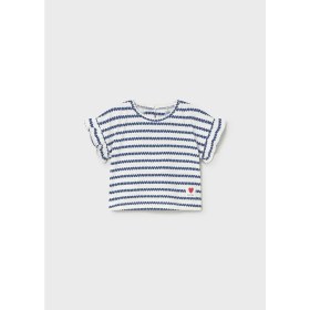 Resim Mayoral Kız Bebek Oversize Tshirt Mavi 