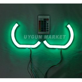 Resim Fiat Egea L Tipi Rgb Angel Halka 4 Adet, 16 Renkli, Far İçi Halka 