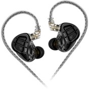 Resim KZ ZAR Dinamik Sürücü Hi-Fi In Ear Monitör Kablolu Kulak İçi IEM Kulaklık (Mikrofonsuz) 
