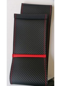 Resim Mazda Rx-8 Uyumlu Wankel Karbon Nubuk Deri Direksiyon Kılıfı Siyah 