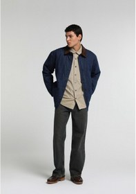 Resim Colin's Colins Oversize Fit Düğmeli Astarlı Erkek Dark İndigo Denim Ceket Cl1082649 Q1.v1 Dn44496 
