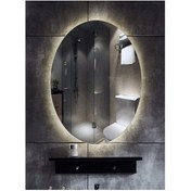 Resim GLOBAL LED MIRROR Elips Ledli Banyo Aynası 