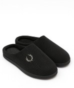 Resim Shoebuo Erkek Fitilli Kışlık Yumuşak Kadife İçi Kürklü Ev Terliği Damat Çeyiz Terliği 