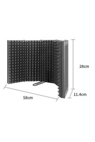 Resim Provoice Yp-5 Yalıtım Paneli + Standı + Pop Filtre + Shock Mount 