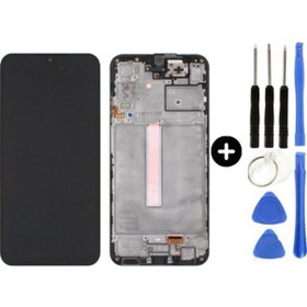 Resim Samsung A25 Sm-a256e Uyumlu Çıtalı Servis Lcd Ekran Dokunmatik + Tamir Seti 