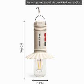Resim Şarj Edilebilir Kamp Lambası - Wison - Solar Şarjlı (WS-688) 