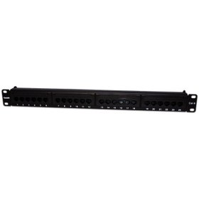 Resim BEEK 24 port cat6 utp patch panel, 8p8c, altın kontak, lsa, 1u, zırhsız/unshield 