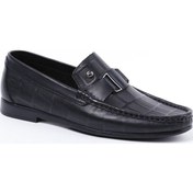Resim Pierre Cardin 2596 Siyah Erkek Loafer Günlük Deri Ayakkabı Siyah 