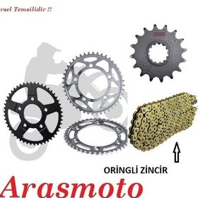 Resim Yamaha Mt 09 - Tracer 900 Oringli Zincir Ön Arka Dişli Seti Arasm 