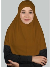 Resim Altobeh İkili Set Pratik Eşarp Hazır Türban Ve Hijab Tesettür Bonesi Taba 