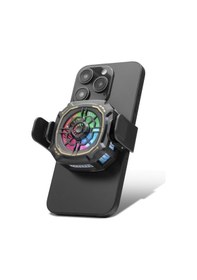 Resim Hadron Hdx4381 Telefon Soğutucu Fan Manyetik Klipsli Rgb - Siyah 