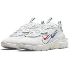 Resim Nike React Vision ''multi-Swoosh'' Erkek Spor Ayakkabı Sneaker DM9095-100 Dar Kalıp 