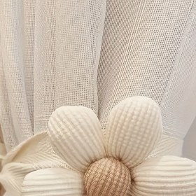 Resim 2 Adet Perde Bağı, Sevimli Çiçek Perde Klipsi Perde Bağı, Ev Bebek Odası Dekorasyonu için Perde İpi 
