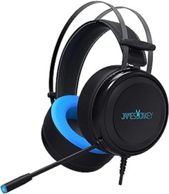 Resim NZM TİCARET jamesdonkey james donkey 710 siyah 7.1 surround gaming kulaklık neodimyum 50mm sürücüler 112db hass 