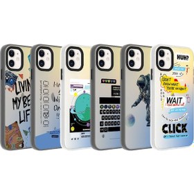 Resim Apple Uyumlu iPhone 12 Uyumlu Desenli Hptk Dragon Sert Kılıf-klavye Klavye - 