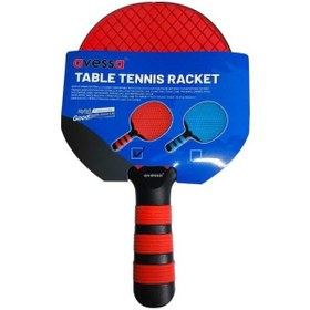 Resim Avessa Rak-1400 Rubber Pp Masa Tenis Raketi Kırmızı 