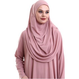 Resim Tek Parça Namaz Elbisesi - Gül Kurusu - 5015 001 