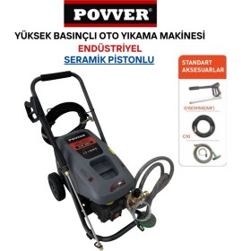 Resim Povver Endüstriyel İNDÜKSİYON MOTORLU Yüksek Basınçlı Yıkama Makinası (3700 W - 5 HP-180 Bar) 
