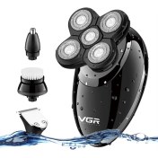 Resim Vgr V-302 - 4'ü 1 Arada Çok Fonksiyonlu Şarjlı Tıraş Makinesi (Yurt Dışından) 