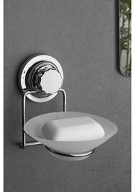 Resim Vakumlu Plastik Sabunluk Krom Vk-713 Altın - Bakır - Siyah 