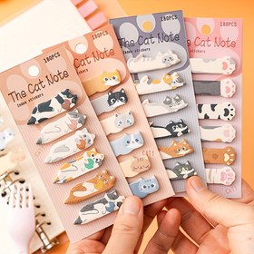 Resim 360 Yaprak (2 İndeks Etiketi) Sevimli Kedi Yapışkan Notlar - Pastel Renklerde Tabby & Tuxedo Kediler, Su Geçirmez ve Yeniden Kullanılabilir Sayfa Etiketleri Planlayıcılar, Günlükler, Kitaplar, Sunumlar İçin - Ofis, Okul, Ev Organizasyonu için Dayanıklı Memo Blokları - Planlayıcı Aksesuarları ve Okula Dönüş Malzemeleri 