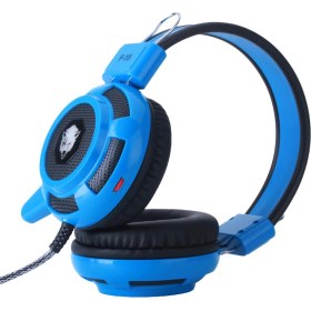 Resim Yoro Yr-F15-B Mikrofonlu Işıklı Gaming Kulaklık Mavi 