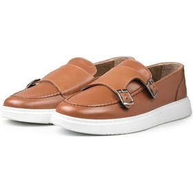 Resim Strap Hakiki Deri Erkek Günlük Ayakkabı, Loafer Ayakkabı, Günlük Ayakkabı, Hafif Ayakkabı 