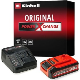 Resim Einhell 18V 4,0 Ah PLUS PXC Starter Kit Akü & Şarj Cihazı - 4512159 