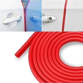 Resim Tiger Marketing Kırmızı Kapı Koruma Fitili Çarpma Çizilme Önleyici Fitil 5 Metre 