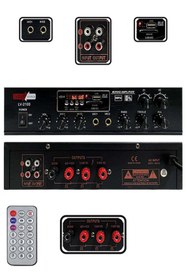 Resim Lastvoice Black Large Plus Paket-4 Hoparlör Ve Anfi Anons Ses Sistemi Seti 