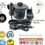 Resim COCOLIGHT Elektrikli Şişme Pompası - Tekerlekler, Basketbol ve Açık Hava Kullanımı için Taşınabilir Açık Hava Hava Pompası, ABS Malzeme, Avrupa Fişi (220-240V), Kamp, Cadılar Bayramı, Noel ve Düğün Hediyeleri için İdeal, Şişme Pompası Taşınabilir, Noel için En İyi, Pil Olmadan 