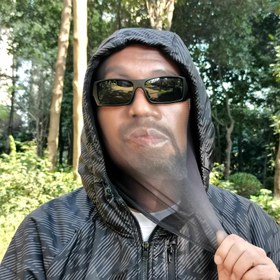 Resim 1 adet Balaclava Maskesi - Esnek Yumuşak Ağ Malzemesi, Funky Siyah ve Beyaz Portre Tasarımı, Yüksek Kaliteli Polyester, Dış Mekan Kostümü, Partiler, Performanslar için - Sevgililer Günü ve Karnaval Hediyesi 