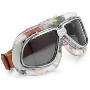 Resim Pu Deri Motosiklet Gözlükleri Güvenlik Gözlüğü Kayak Gözlükleri Retro Kadın Güneş Gözlüğü Pit Bike Motocrosss Atv İçin 