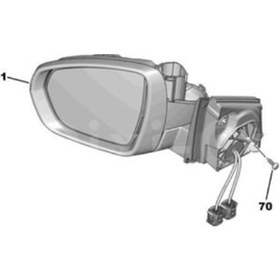 Resim Grandland X Sağ Ayna Yp00031180 