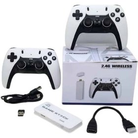 Resim Cosmotex Yeni Nesil 3d 4k 2000 Oyunlu Game Stick Oyun Konsolu Çift Konsol 