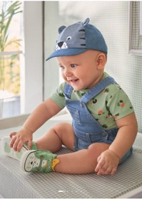 Resim Mayoral Erkek Bebek Denim Solapet Tişört 2 Li Set 1628 