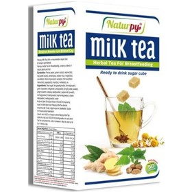 Resim Naturpy Milk Tea Emziren Anneler İçin Bitkisel Küp Çay 100 x 2.5 G 