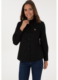Resim U.s. Polo Assn. Kadın Siyah Gömlek Basic 50308038-vr046 Siyah 