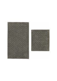 Resim Karaca Home Foley 2'li Banyo Paspası Açık Gri Renkli 