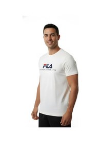 Resim Ekru Fila Unısex Günlük T-shirts Valsera Logo Fau0225.10010 Ekru 